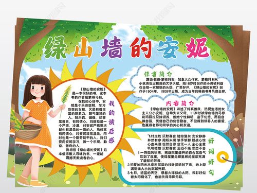 绿山墙的安妮小报模板读后感阅读好书推荐            301kb   jpeg