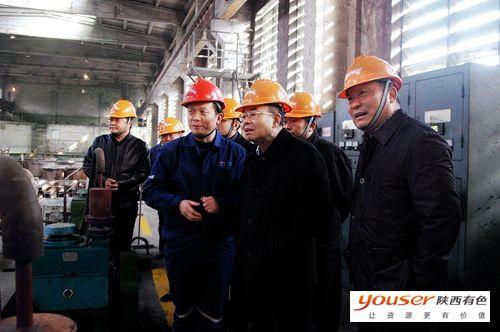 陈全训到汉中锌业公司调研 黄晓平陪同