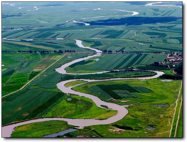 九曲回肠诺敏河