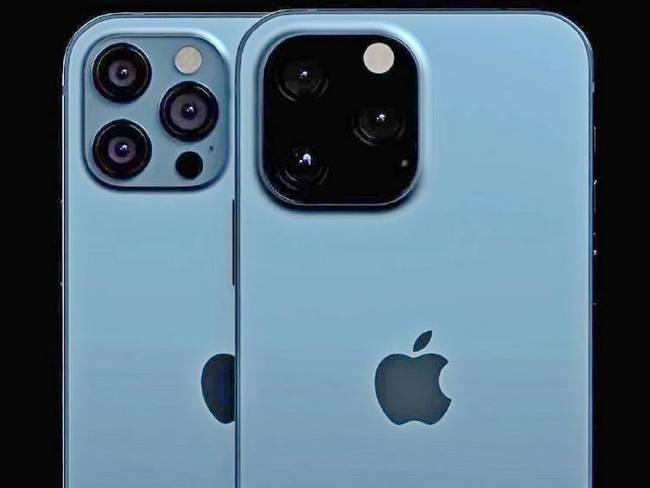 iphone 13 pro背面与 phone 12 pro对比:后置三镜头变大了