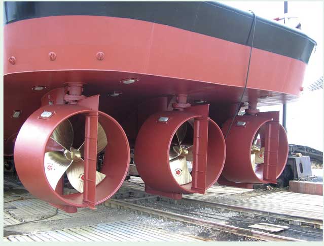 导流罩,螺旋桨现场安装图