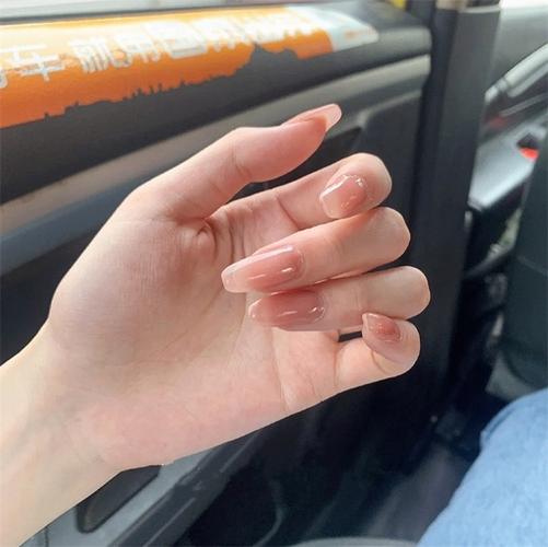 纯色美甲成品穿戴式甲片假指甲可拆卸米睿指甲贴片夏天2021年新款