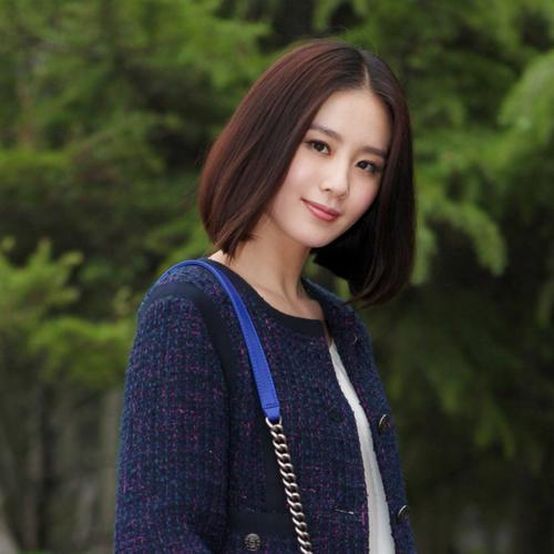 短款波波头中分递针女假发明星刘诗诗同款发型逼真透气夏短发时尚商品