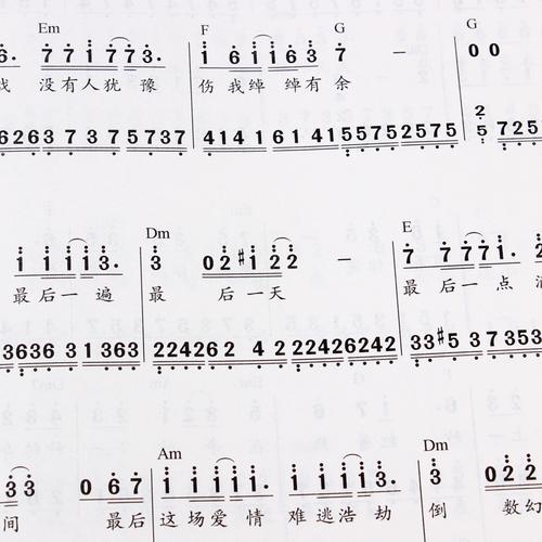 钢琴谱公式化音乐简谱双手初学者入门自学教材歌曲电子琴钢琴歌曲大全