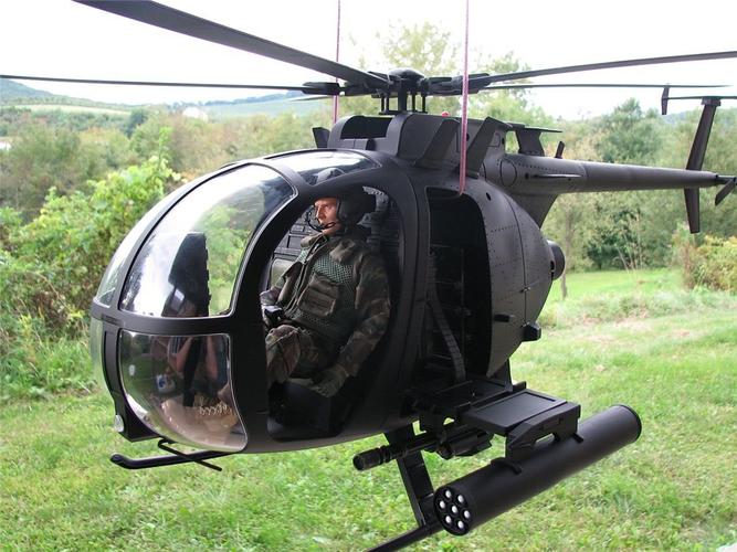 国外武装直升机图赏:ah-6 ansat-2rt oh-58d( 1 / 79 )