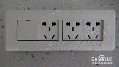 15孔带开关插座接线图