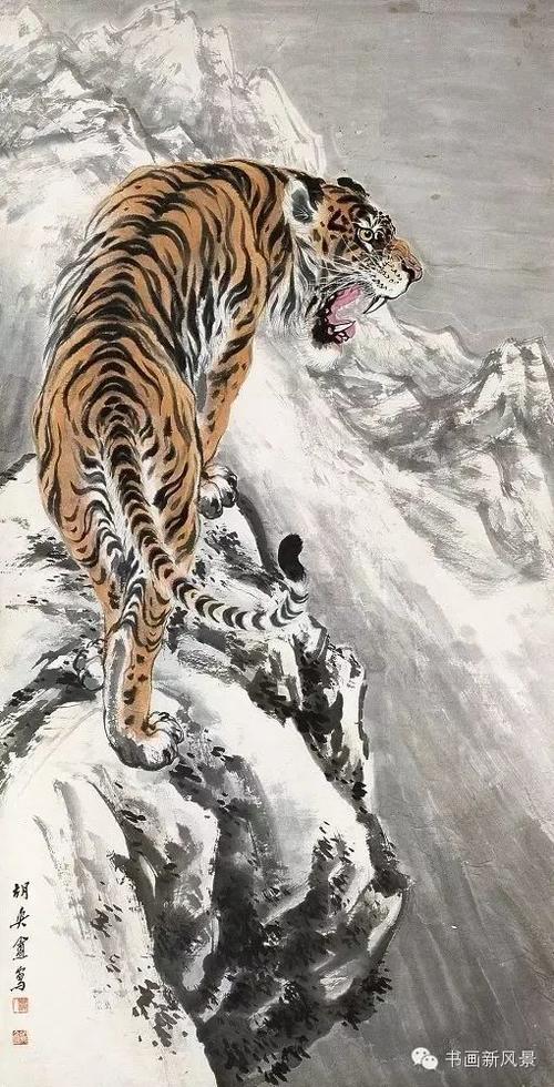 十大名家画虎,虎虎生威,势震山河!