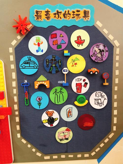幼儿园玩具主题墙每个板块操作性强有趣_玩具_幼儿园