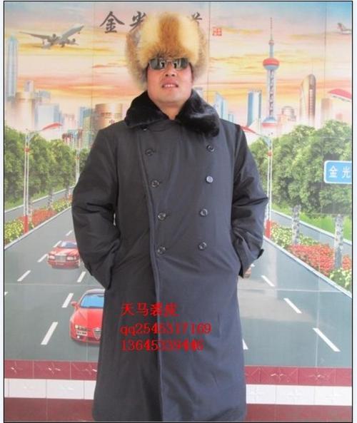 供应羊皮军大衣皮毛一体羊皮袄真皮皮衣劳保用品男女中老年加厚