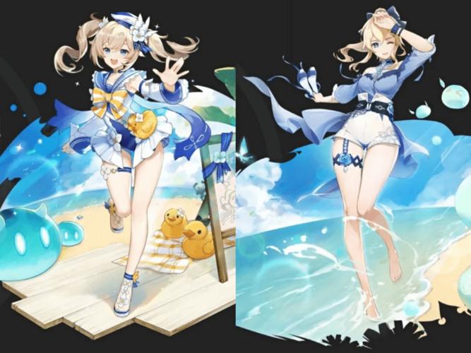 原神夏日泳装皮肤流出却又曝被和谐玩家学学碧蓝航线活动