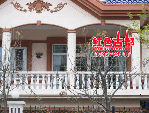 佛山陶瓷栏杆 别墅围墙阳台护栏 瓷瓶柱 50高60高70高