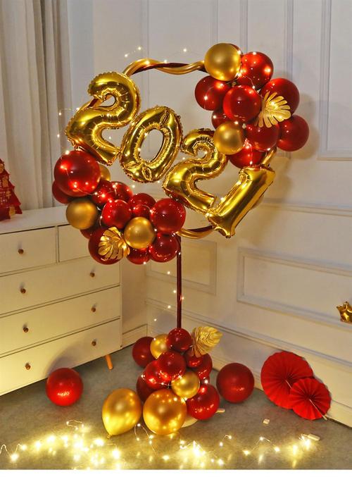 5f1日五一劳动节气球装饰幼儿园教室商场珠宝气氛气球