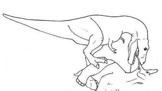 霸王龙简笔画霸王龙简笔画恐龙恐龙霸王龙插图,恐龙类型种类首页插图