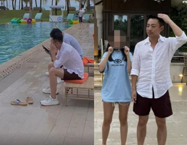 汪小菲路边买烤串被偶遇海边蹦迪心情大好颜值太高十分抢镜