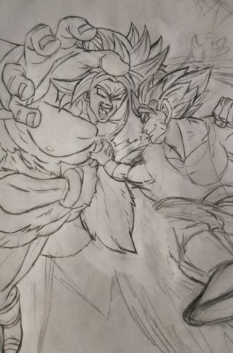 日常绘画剧场版布罗利 改