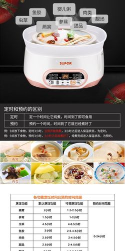 苏泊尔(supor) dny822c-400电炖锅 家用一锅三胆隔水炖燕窝煲汤电炖盅