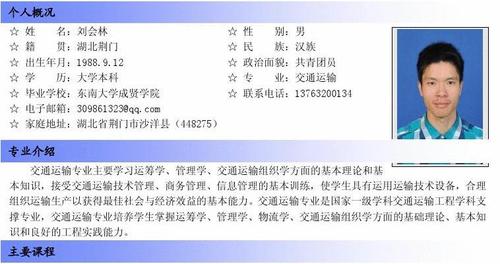 刘会林个人简历