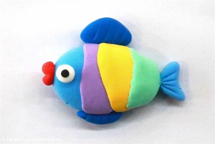 超轻粘土热带鱼的做法