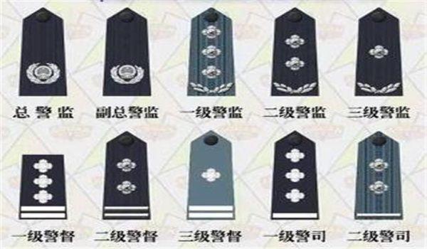 四级警长职级对照表有什么区别
