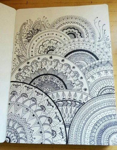 创意线描:叶子的抽象装饰画