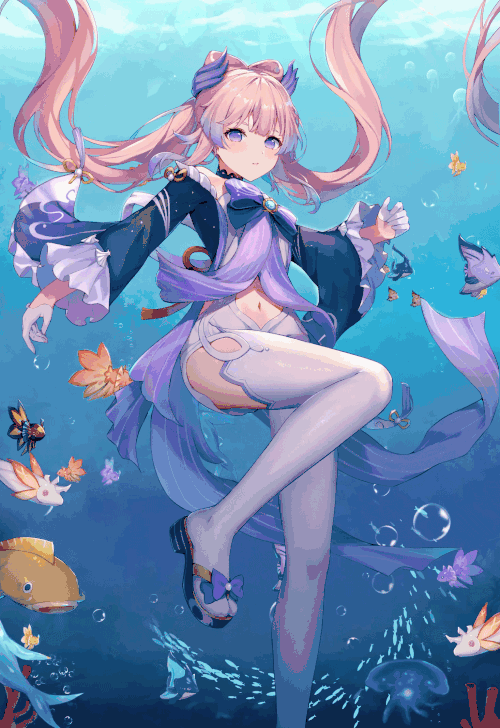 原神:心海插画图片壁纸