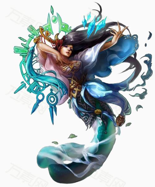 游戏人物女娲卡通角色