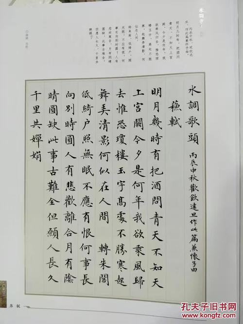 卢中南小楷宋词三百首 正版书法艺术