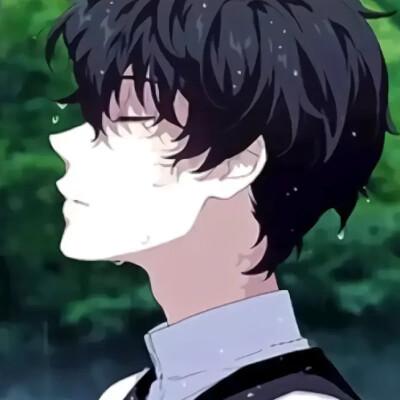 二次元男生伤心头像图片大全二次元悲伤的图片男生头像