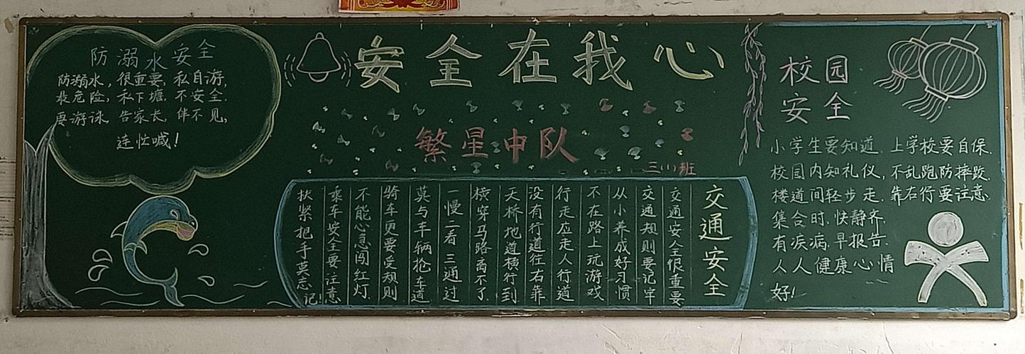 育萃中学"安全记心中"主题系列教育活动——板报大赛!