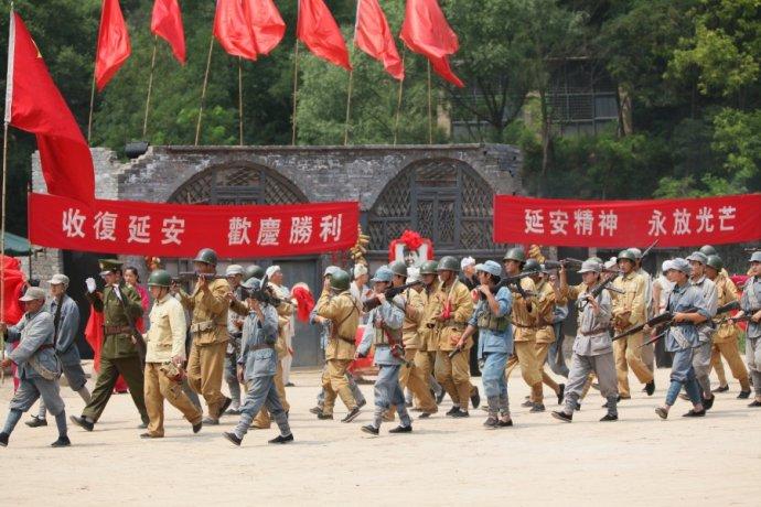 延安保卫战实景演出(剧照)