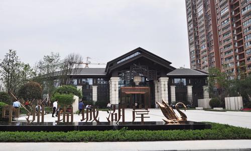 中洲锦城湖岸小区实拍图 标签:1212项目完工