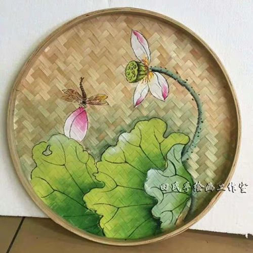 百鸟草堂2020年秋季加课预设《中国风一一手绘簸箕》,敬请期待!