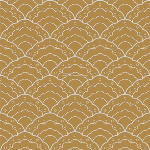 矢量设计素材 日式传统日本几何纹样纹理四方连续背景