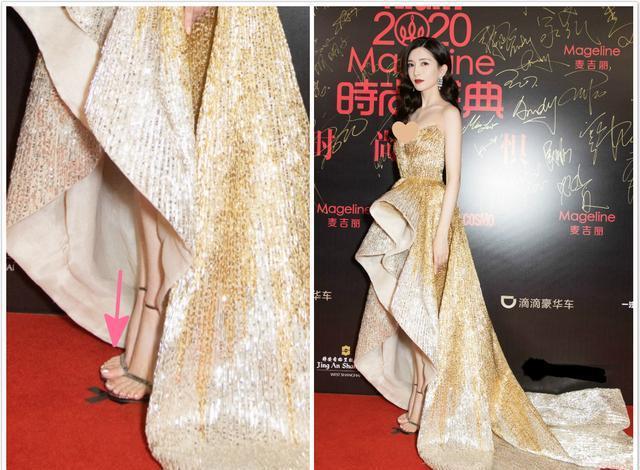 杨紫礼服配马丁靴,杨幂穿球鞋走红毯?还不是因为红毯战鞋太累脚