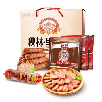 秋林里道斯哈尔滨红肠580g2袋俄式红肠600g1袋俄式风味卢布肠320g1支