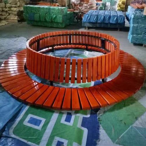 厂家定制公园椅 树围椅 围树椅 塑木公园椅 户外休闲椅 批发促销