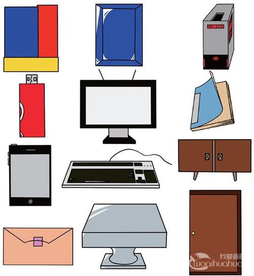 简笔画长方形物体