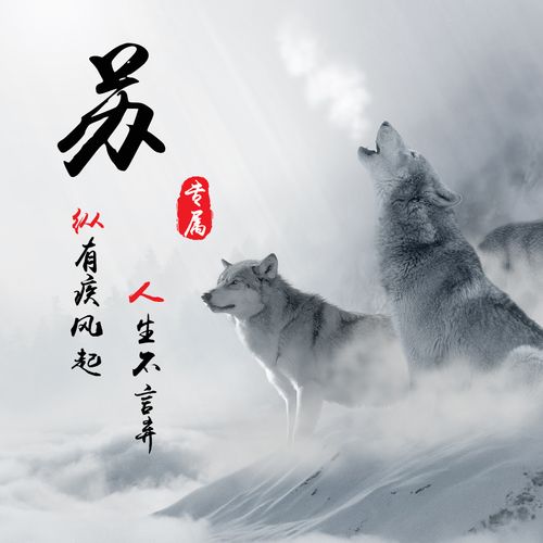 【编号1841】23个姓氏壁纸,微信头像,狼行千里