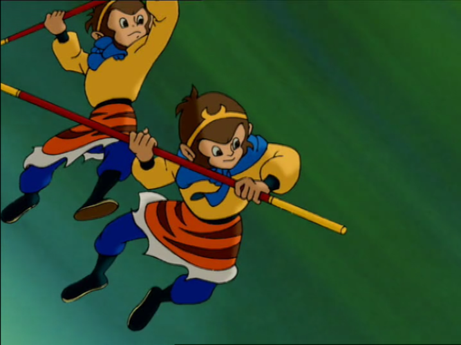 动画片西游记猴哥简笔画