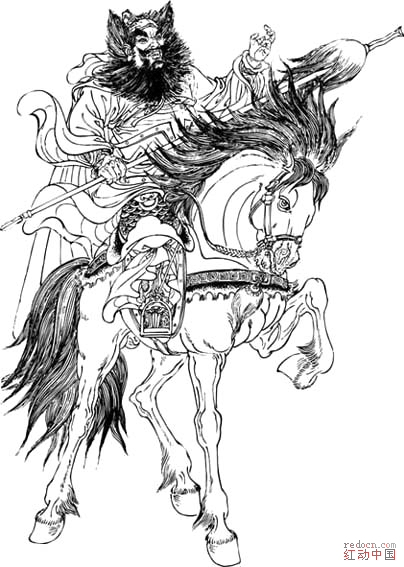 画三国人物张飞简笔画图片大全张飞简笔画《三国演义》人物简笔画张飞