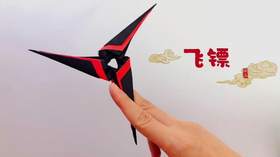折纸教程:教你打造一件无比帅气的飞镖,都不舍得扔出去了