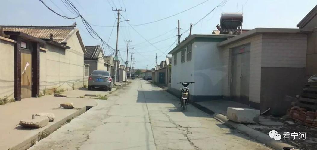宁河区的这个村真棒!道路宽阔,而且还有小桥流水