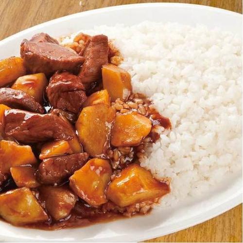 土豆牛肉盖浇饭