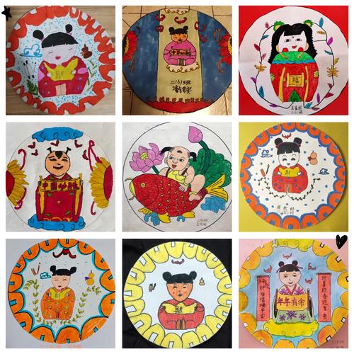 一小二年级美术作品微展8《民间年画》 写美篇   年画是中国画的一种
