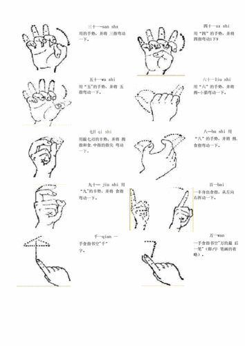 各种手语手势图片大全docx10页