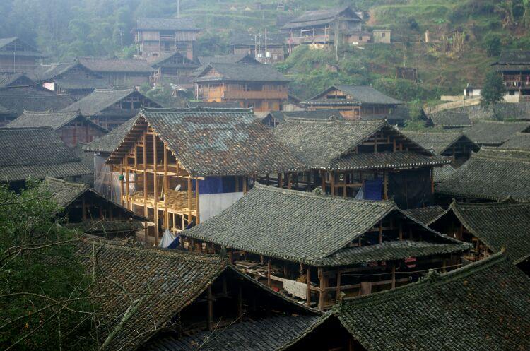 田园牧歌式的侗寨建筑——贵州省榕江县大利村 写美篇 大利民居建筑均