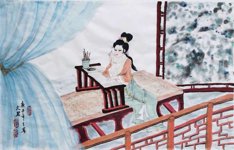 文君"画"说卓文君