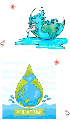 【堪嘉镇中心幼儿园】——小班3月22日世界水日"坚持节水优先,建设