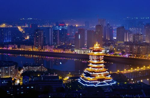 绵阳夜景
