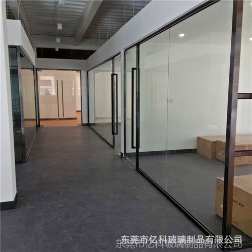 专业安装12mm钢化玻璃隔断墙不锈钢玻璃墙厂房办公室玻璃隔墙